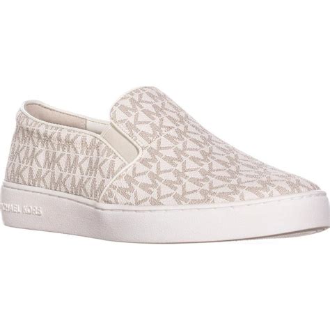 Michael Kors size 10 Women's White Studded Slip on Sneaker 